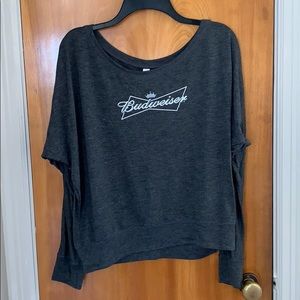 Grey Budweiser sleep shirt